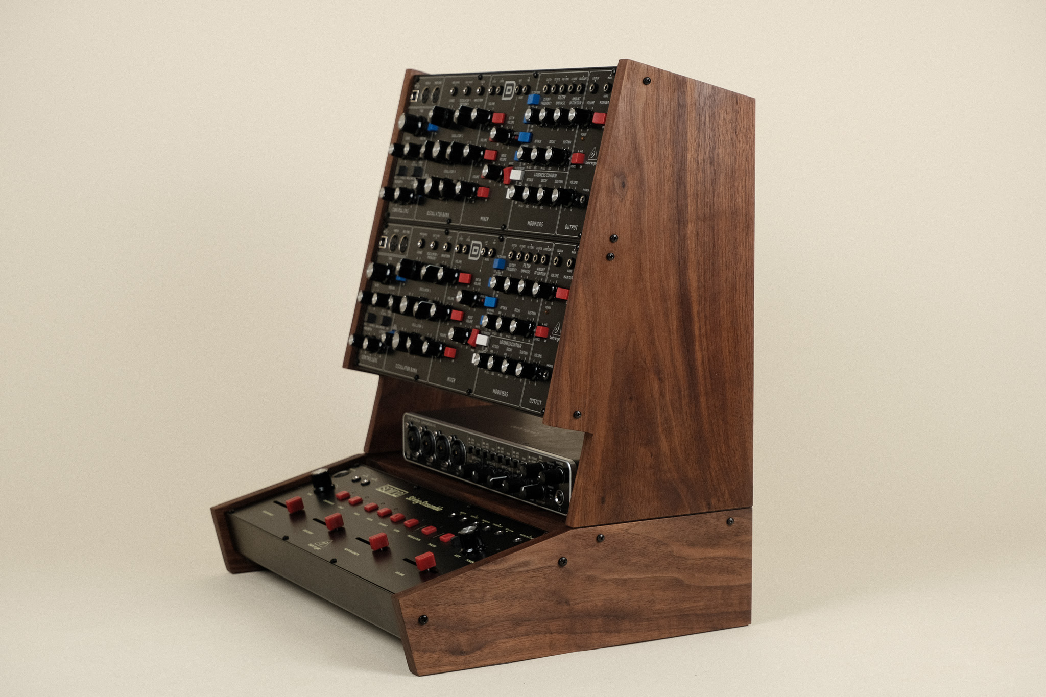 Behringer Synth Stand Base in Walnut - View 1