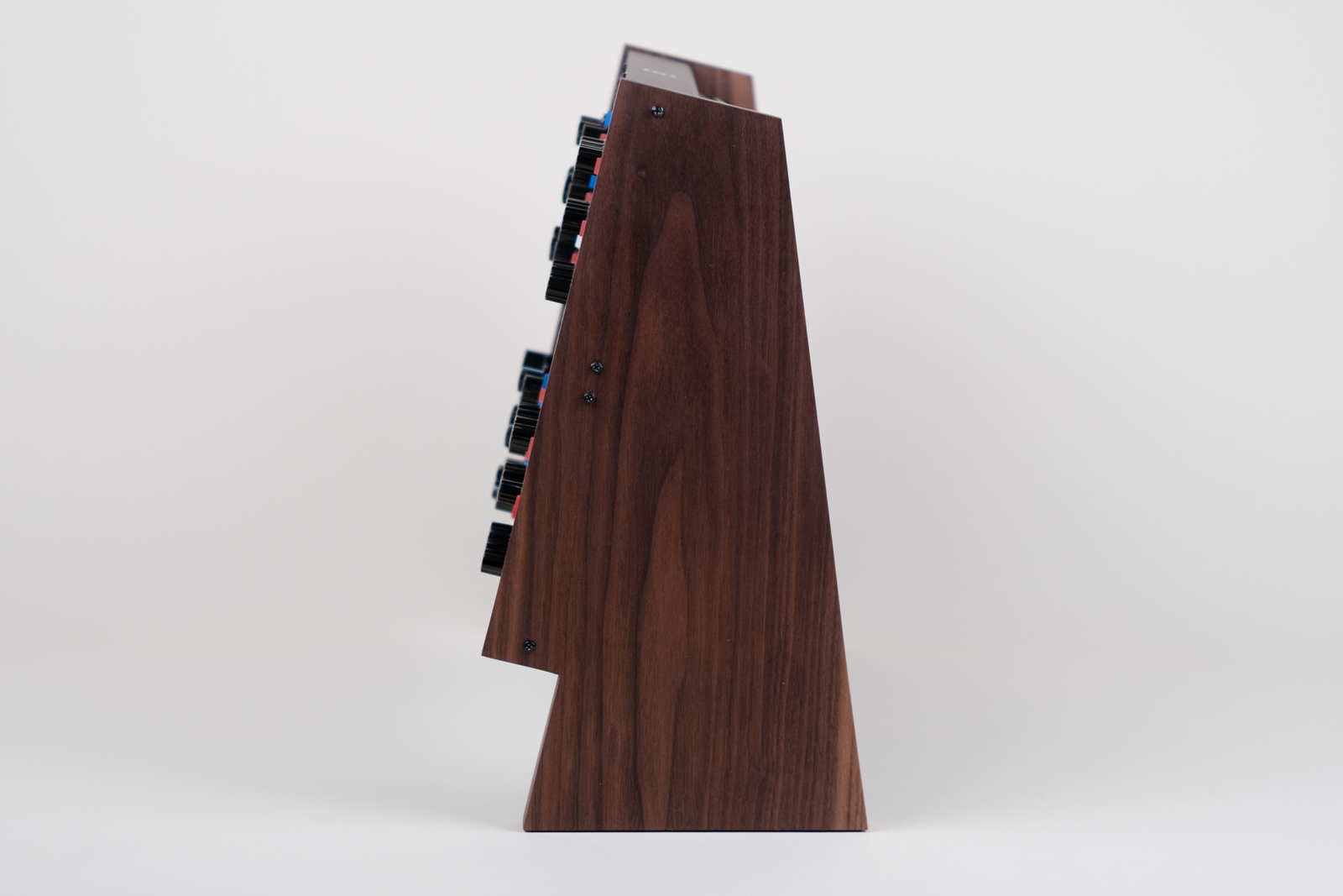 Behringer Synth Stand in Walnut - Double Slantback View 2